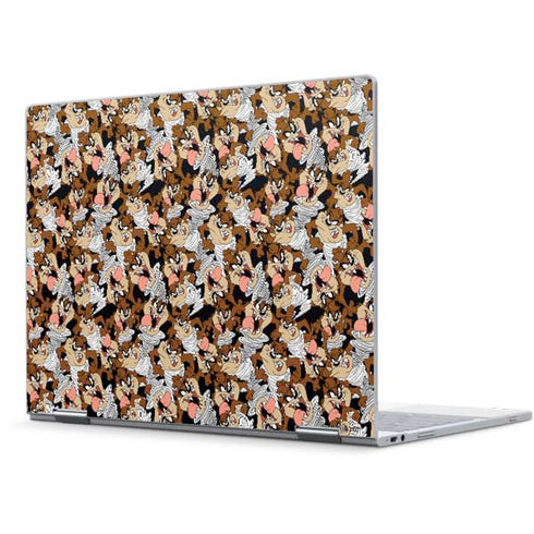 Looney Tunes Taz Super Sized Pattern Pixelbook Skin